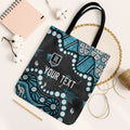 Personalized Port Adelaide Power Tote Bag Aboriginal Pattern with Graffiti Style