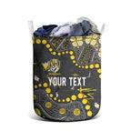 Personalized Richmond Tigers Laundry Basket Aboriginal Pattern with Graffiti Style