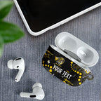 Personalized Richmond Tigers AirPods Case Aboriginal Pattern with Graffiti Style