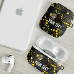 Personalized Richmond Tigers AirPods Case Aboriginal Pattern with Graffiti Style