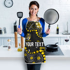 Personalized Richmond Tigers Apron Aboriginal Pattern with Graffiti Style