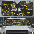 Personalized Richmond Tigers Auto Sun Shade Aboriginal Pattern with Graffiti Style