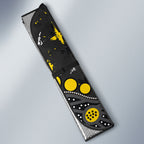 Personalized Richmond Tigers Auto Sun Shade Aboriginal Pattern with Graffiti Style