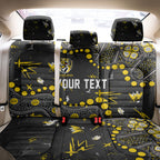 Personalized Richmond Tigers Back Car Seat Cover Aboriginal Pattern with Graffiti Style