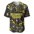 Personalized Richmond Tigers Baseball Jersey Aboriginal Pattern with Graffiti Style