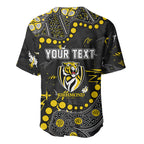 Personalized Richmond Tigers Baseball Jersey Aboriginal Pattern with Graffiti Style