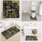 Personalized Richmond Tigers Bathroom Set Aboriginal Pattern with Graffiti Style