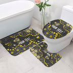 Personalized Richmond Tigers Bathroom Set Aboriginal Pattern with Graffiti Style