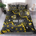 Personalized Richmond Tigers Bedding Set Aboriginal Pattern with Graffiti Style