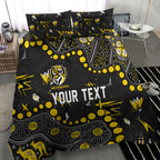 Personalized Richmond Tigers Bedding Set Aboriginal Pattern with Graffiti Style