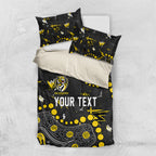 Personalized Richmond Tigers Bedding Set Aboriginal Pattern with Graffiti Style