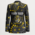 Personalized Richmond Tigers Blazer Aboriginal Pattern with Graffiti Style