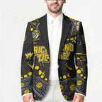 Personalized Richmond Tigers Blazer Aboriginal Pattern with Graffiti Style