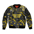 Personalized Richmond Tigers Bomber Jacket Aboriginal Pattern with Graffiti Style