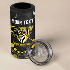 Personalized Richmond Tigers 4 in 1 Can Cooler Tumbler Aboriginal Pattern with Graffiti Style