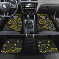 Personalized Richmond Tigers Car Mats Aboriginal Pattern with Graffiti Style