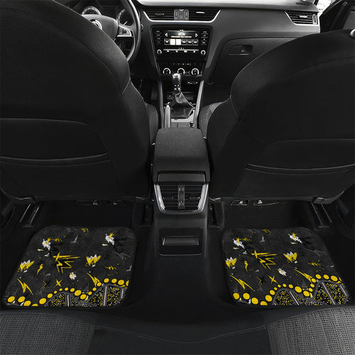 Personalized Richmond Tigers Car Mats Aboriginal Pattern with Graffiti Style
