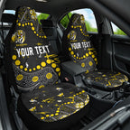 Personalized Richmond Tigers Car Seat Cover Aboriginal Pattern with Graffiti Style