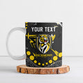 Personalized Richmond Tigers Ceramic Mug Aboriginal Pattern with Graffiti Style