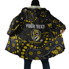 Personalized Richmond Tigers Cloak Aboriginal Pattern with Graffiti Style