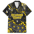 Personalized Richmond Tigers Hawaiian Shirt Aboriginal Pattern with Graffiti Style
