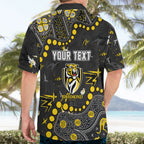 Personalized Richmond Tigers Hawaiian Shirt Aboriginal Pattern with Graffiti Style