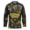 Personalized Richmond Tigers Hockey Jersey Aboriginal Pattern with Graffiti Style