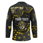 Personalized Richmond Tigers Hockey Jersey Aboriginal Pattern with Graffiti Style
