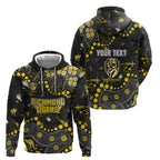 Personalized Richmond Tigers Hoodie Aboriginal Pattern with Graffiti Style