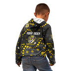 Personalized Richmond Tigers Kid Hoodie Aboriginal Pattern with Graffiti Style