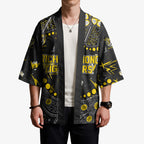 Personalized Richmond Tigers Kimono Aboriginal Pattern with Graffiti Style