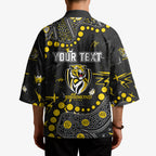 Personalized Richmond Tigers Kimono Aboriginal Pattern with Graffiti Style