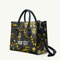 Personalized Richmond Tigers Leather Bag Aboriginal Pattern with Graffiti Style