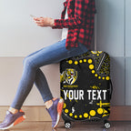 Personalized Richmond Tigers Luggage Cover Aboriginal Pattern with Graffiti Style