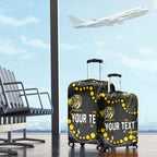 Personalized Richmond Tigers Luggage Cover Aboriginal Pattern with Graffiti Style