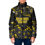 Personalized Richmond Tigers Padded Jacket Aboriginal Pattern with Graffiti Style