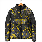 Personalized Richmond Tigers Padded Jacket Aboriginal Pattern with Graffiti Style