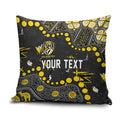 Personalized Richmond Tigers Pillow Cover Aboriginal Pattern with Graffiti Style