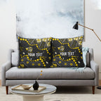 Personalized Richmond Tigers Pillow Cover Aboriginal Pattern with Graffiti Style