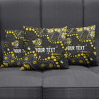 Personalized Richmond Tigers Pillow Cover Aboriginal Pattern with Graffiti Style