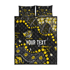 Personalized Richmond Tigers Quilt Bed Set Aboriginal Pattern with Graffiti Style