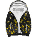Personalized Richmond Tigers Sherpa Hoodie Aboriginal Pattern with Graffiti Style