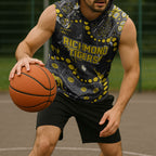 Personalized Richmond Tigers Sleeveless Hoodie Aboriginal Pattern with Graffiti Style