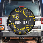 Personalized Richmond Tigers Spare Tire Cover Aboriginal Pattern with Graffiti Style