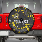 Personalized Richmond Tigers Spare Tire Cover Aboriginal Pattern with Graffiti Style