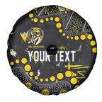 Personalized Richmond Tigers Spare Tire Cover Aboriginal Pattern with Graffiti Style