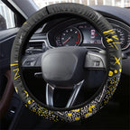 Richmond Tigers Steering Wheel Cover Aboriginal Pattern with Graffiti Style