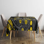 Personalized Richmond Tigers Tablecloth Aboriginal Pattern with Graffiti Style