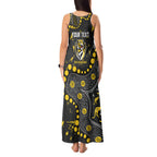 Personalized Richmond Tigers Tank Maxi Dress Aboriginal Pattern with Graffiti Style
