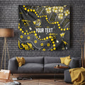 Personalized Richmond Tigers Tapestry Aboriginal Pattern with Graffiti Style